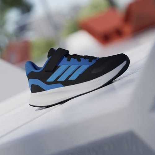 adidas RUNFALCON 5 EL C JP9399 černá/modrá, dětské tenisky