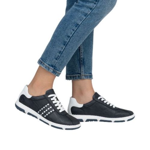 RIEKER 42408-14 blue, dámské polobotky vel.40