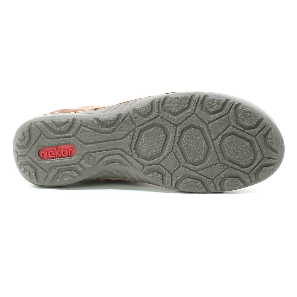 RIEKER 52532-24 brown, dámská kotníková obuv vel.39