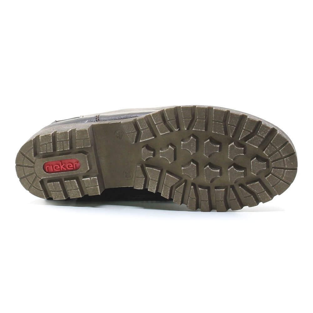 RIEKER 78554-25 brown, dámské kozačky vel.39