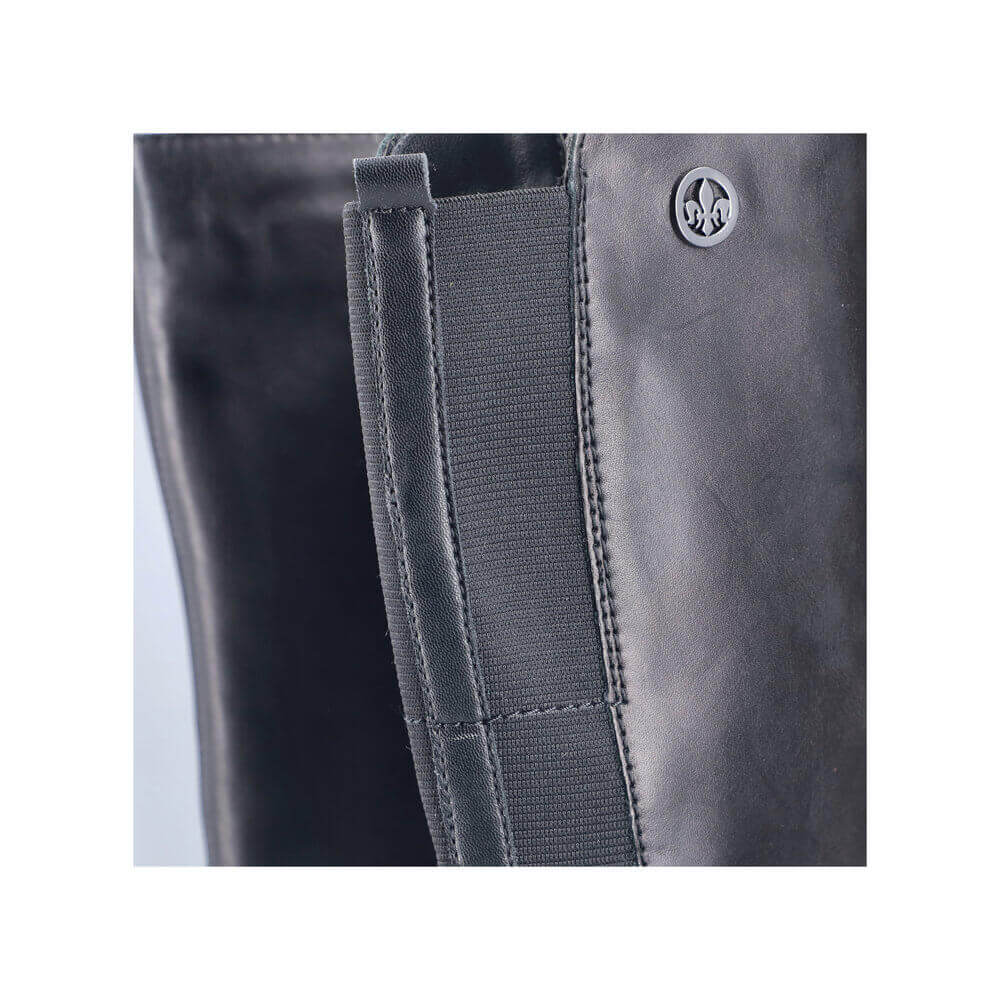 RIEKER 77684-00 black, dámské kozačky