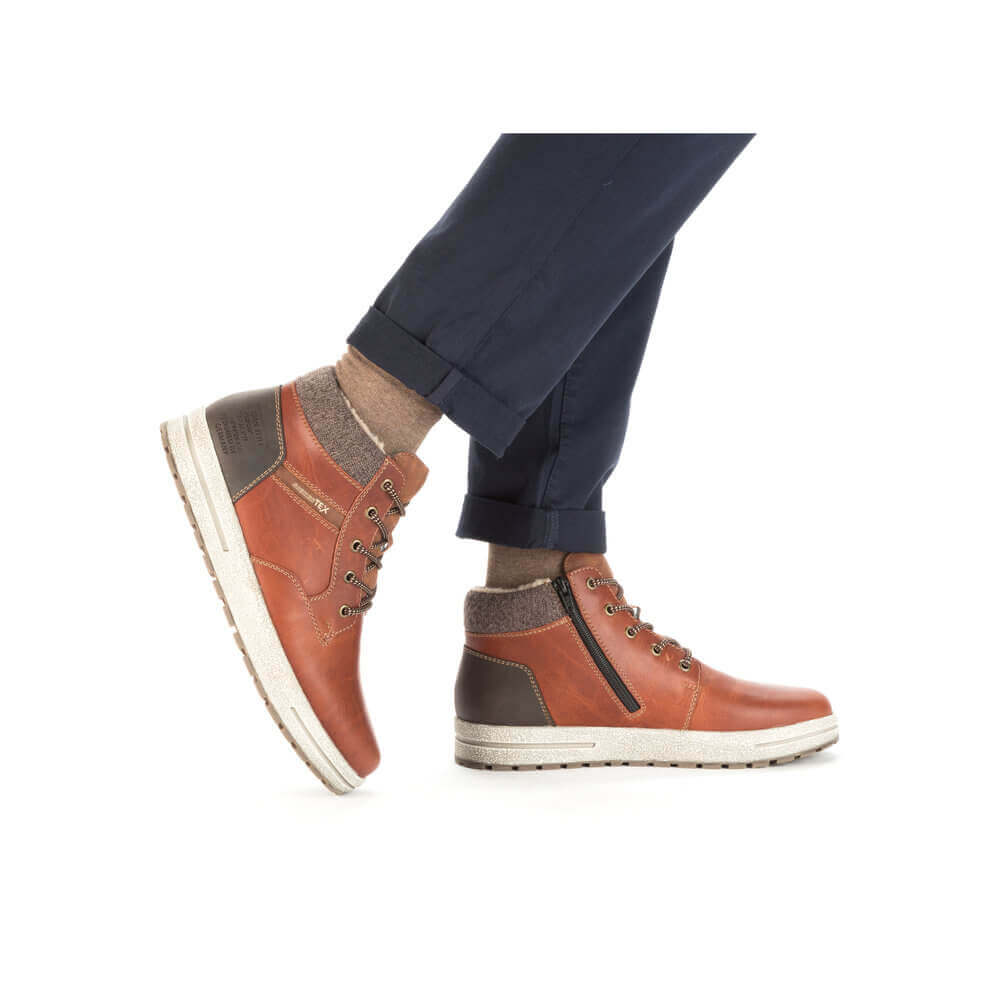 RIEKER 30741-24 brown, pánská zimní obuv 