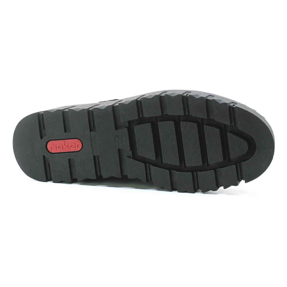 RIEKER Z8990-00 black, dámské kozačky