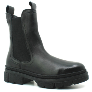 TAMARIS 1-25901-41 003 black leather, dámská kotníková obuv