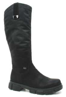 RIEKER Y7190-00 black, dámské kozačky 