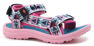 Lee Cooper 2600K pink/blue, dětské sandály 