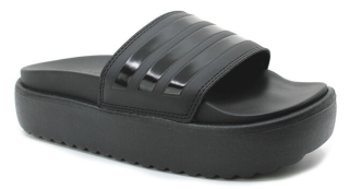 adidas ADILETTE PLATFORM HQ6179 black, dámské pantofle 