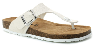 TAMARIS 1-27522-42 ivory, dámské žabky 