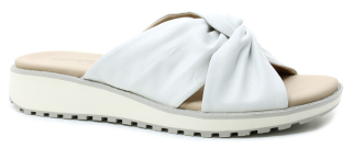 CAPRICE 9-27202-42 white nappa, dámské pantofle 