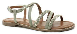TAMARIS 1-28101-42 sage, dámské sandály