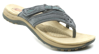 EARTH SPIRIT Juliet 29081 frost grey, dámské žabky