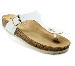 INBLU NM000035 white, dámské žabky