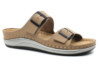 INBLU PF000003 sand, dámské pantofle