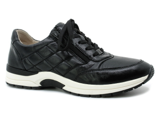 CAPRICE 9-23653-43 black nappa, dámské polobotky