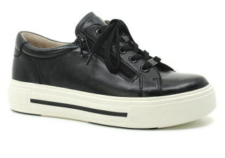 CAPRICE 9-23351-43 black nappa, dámské polobotky