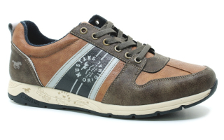 MUSTANG 4106-317-301 kastanie, pánské polobotky 