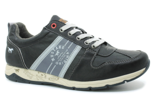 MUSTANG 4106-317-200 stein, pánské polobotky 