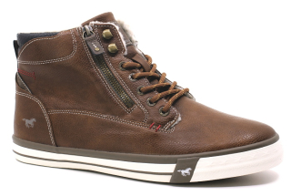 MUSTANG 4072-604-307 cognac, pánské zimní tenisky