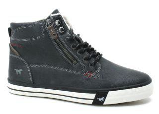 MUSTANG 4072-604-9 schwarz, pánské zimní tenisky