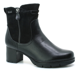 JANA 8-25362-43 black, dámská kotníková obuv