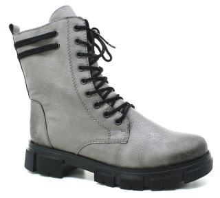 RIEKER Y7117-40 grey, dámská kotníková obuv 