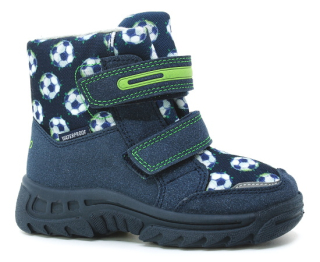 BEFADO 615004 modré/míč, dětská zimní obuv