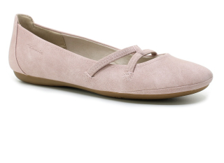 TAMARIS 1-22110-42 rose, dámské baleríny
