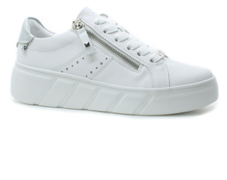 RIEKER W2605-80 white, dámské tenisky