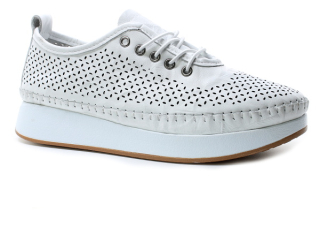 KLOP 014 52L-154 white, dámské polobotky 