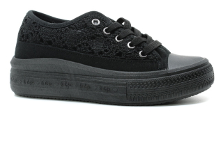 Lee Cooper 1618L black, dámské plátěnky 