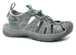 KEEN WHISPER 1022814 medium grey/peacock green, dámské sandály 