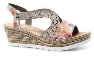 RIEKER 61916-90 multi, dámské sandály