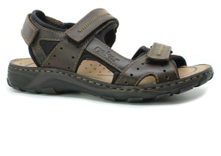 RIEKER 26061-25 brown, pánské sandály
