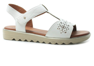 JANA 8-28262-42 109 offwhite, dámské sandály