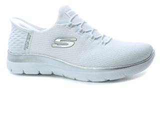 SKECHERS SUMMITS DIAMOND DREAM 150123/WSL white/silver, dámské tenisky