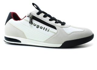 Bugatti 321-A3811-5055 2012 white/light grey, pánské polobotky