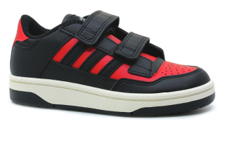 adidas RAPID COURT CF C JR1021 černočervené, dětská obuv