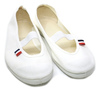 Cvičky / Jarmilky bílé, dětská obuv 
