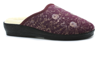 MJARTAN 7057 S157 vínová, dámská domácí obuv 