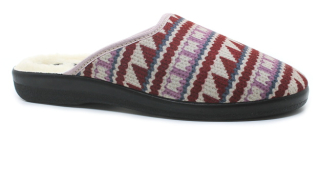 MJARTAN 707 LA129 vínové, dámská domácí obuv 