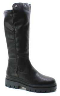 RIEKER Z9490-00 black, dámské kozačky 
