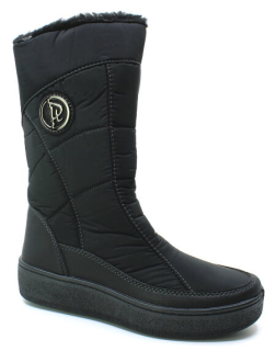 EASY WAY EW-25-9111 black, dámská zimní obuv 