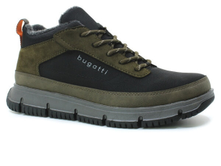 Bugatti 345-AC235-5500 1071 black/dark green, pánská zimní obuv