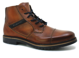 Bugatti 331-8373A-4100 6300 cognac, pánská kotníková obuv