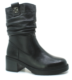 RIEKER Y5257-00 black, dámské polokozačky 