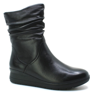 JANA 8-25721-45 001 black, dámské polokozačky