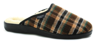 MJARTAN 808 K20 hnědé, pánské domácí pantofle