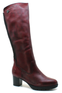 RIEKER 77684-35 red, dámské kozačky