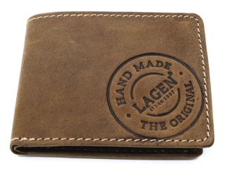 LAGEN 5097/C – pánská kožená peněženka hnědá