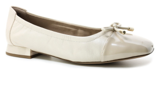 CAPRICE 9-22104-42 452 cream pearl, dámské baleríny 